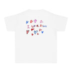 "I Love Jesus" Youth Tee - Gray Text