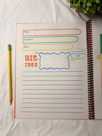 Kids Sermon Notes Journal - Orange